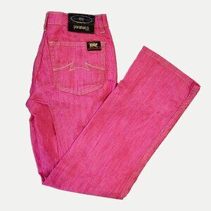 Parasuco Vintage Pink Extreme Fit Jeans Womens Size 28 – Stretch Denim Y2K Style